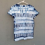 Indigo Dyed Shibori T-Shirt