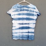 Indigo Dyed Shibori T-Shirt