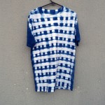 Indigo Dyed Shibori T-Shirt