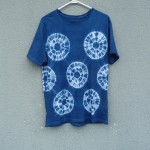 Indigo Dyed Shibori T-Shirt