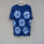 Indigo Dyed Shibori T-Shirt