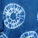 Indigo Dyed Shibori T-Shirt