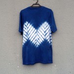 Indigo Dyed Shibori T-Shirt