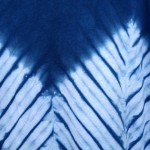 Indigo Dyed Shibori T-Shirt