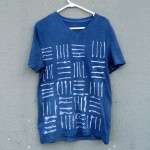 Indigo Dyed Batik T-Shirt