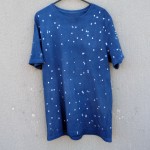 Indigo Dyed Shibori T-Shirt