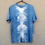 Indigo Dyed Shibori T-Shirt