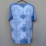 Indigo Dyed Shibori T-Shirt