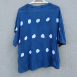 Indigo Dyed Shibori T-Shirt