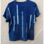 Indigo Dyed Shibori T-Shirt