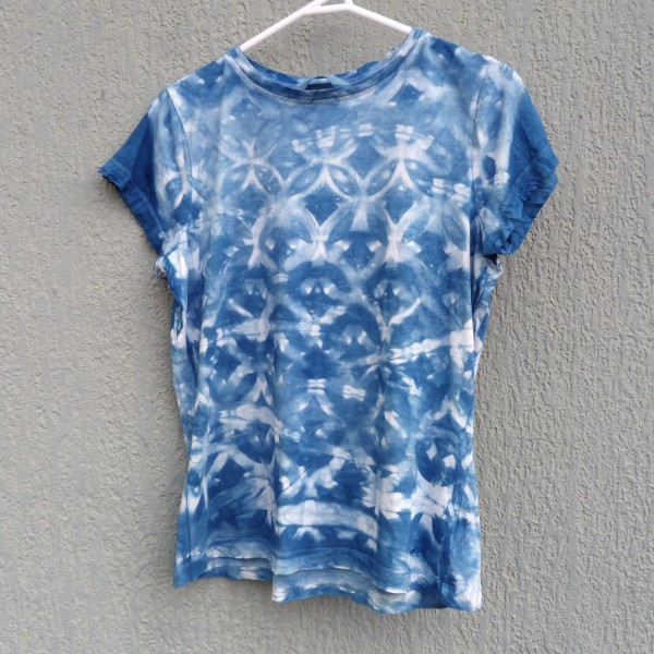 Peter Alexander brand Indigo Dyed Shibori T-Shirt