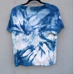 Zara brand Indigo Dyed Shibori T-Shirt