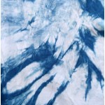 Zara brand Indigo Dyed Shibori T-Shirt