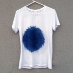 Indigo Dyed Shibori T-Shirt 013