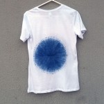 Indigo Dyed Shibori T-Shirt 013