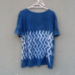 Indigo Dyed Shibori T-Shirt