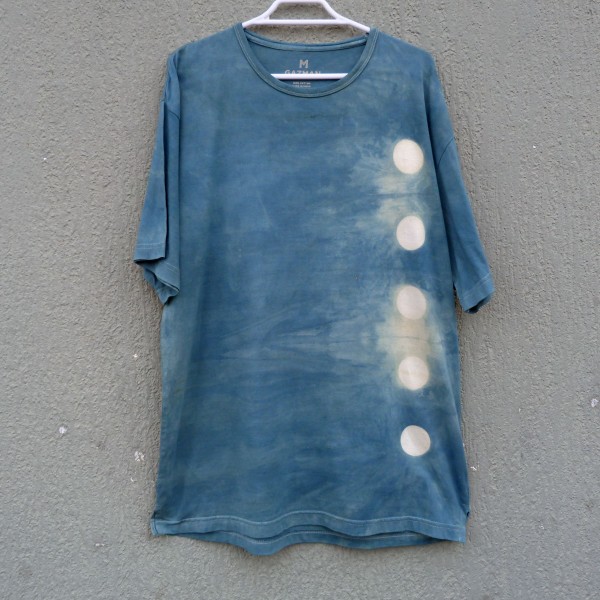 Indigo Dyed Shibori T-Shirt