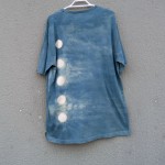 Indigo Dyed Shibori T-Shirt