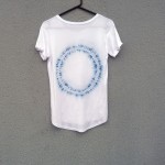 Indigo Dyed Shibori T-Shirt