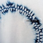 Indigo Dyed Shibori T-Shirt