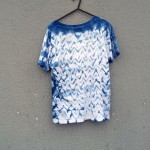 Indigo Dyed Shibori T-Shirt