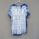 Indigo Dyed Shibori T-Shirt