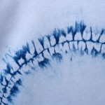 Indigo Dyed Shibori T-Shirt