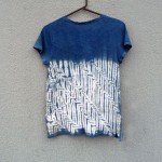 Indigo Dyed Shibori T-Shirt