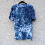 Indigo Dyed Shibori T-Shirt