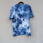 Indigo Dyed Shibori T-Shirt