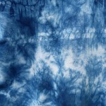 Indigo Dyed Shibori T-Shirt