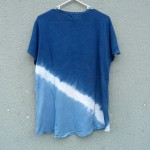 Indigo Dyed Shibori T-Shirt