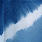 Indigo Dyed Shibori T-Shirt