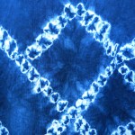 Indigo Dyed Shibori T-Shirt