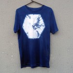 Indigo Dyed Shibori T-Shirt