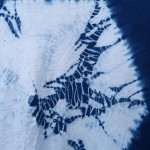 Indigo Dyed Shibori T-Shirt