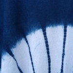 Indigo Dyed Shibori T-Shirt