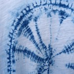 Indigo Dyed Shibori T-Shirt