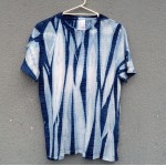 Indigo Dyed Shibori T-Shirt