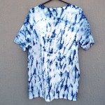 Indigo Dyed Shibori T-Shirt