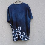 Indigo Dyed Shibori T-Shirt