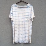 Indigo Dyed Shibori T-Shirt