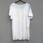 Indigo Dyed Shibori T-Shirt