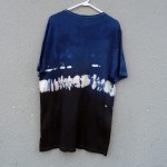 Indigo Dyed Shibori T-Shirt