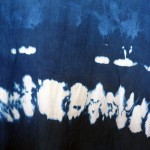 Indigo Dyed Shibori T-Shirt