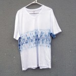 Indigo Dyed Shibori T-Shirt