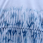 Indigo Dyed Shibori T-Shirt