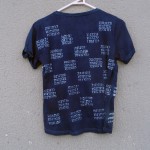 Indigo Dyed Shibori T-Shirt