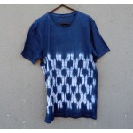 Indigo Dyed Shibori T-Shirt