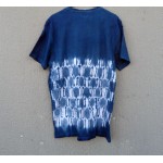 Indigo Dyed Shibori T-Shirt